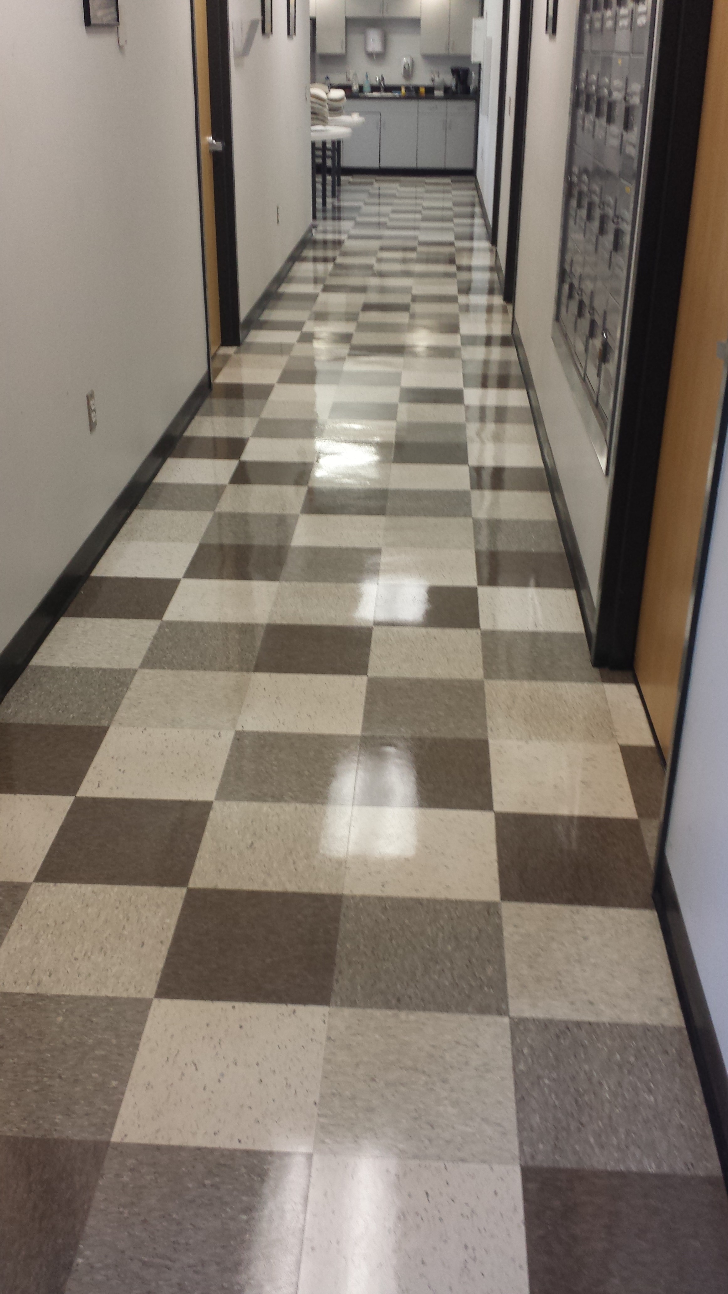 checkered hallway after Checkered Hallway after